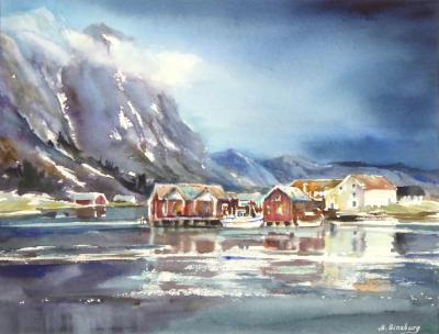 Akvarellkurs med Maria Ginzburg, Sverige