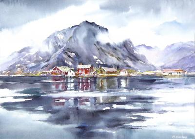 Akvarellkurs med Maria Ginzburg, Sverige